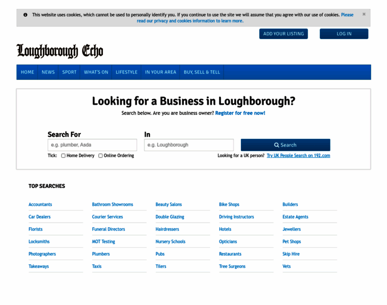 Directory.loughboroughecho.net thumbnail
