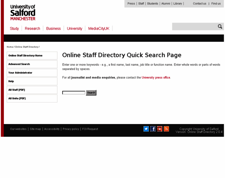 Directory.salford.ac.uk thumbnail