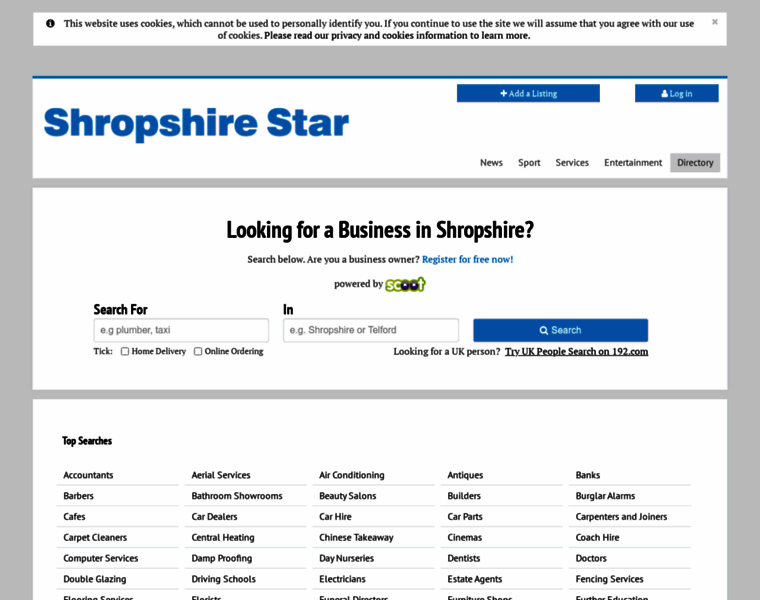 Directory.shropshirestar.co.uk thumbnail