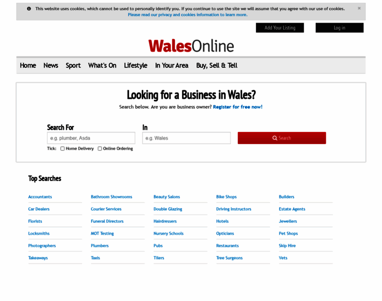 Directory.walesonline.co.uk thumbnail