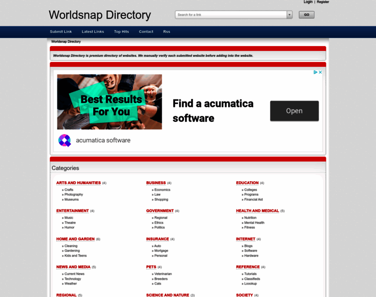Directory.worldsnap.com thumbnail