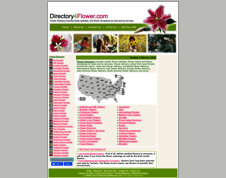 Directory4flower.com thumbnail