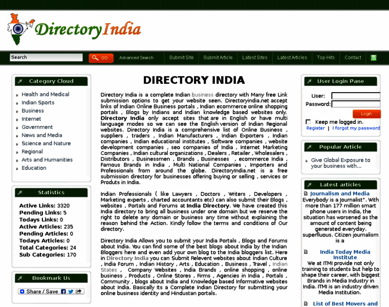 Directoryindia.net thumbnail