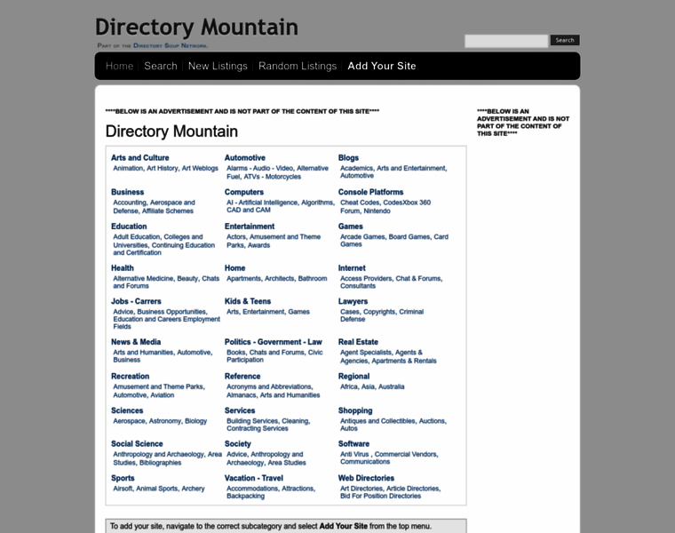 Directorymountain.com thumbnail