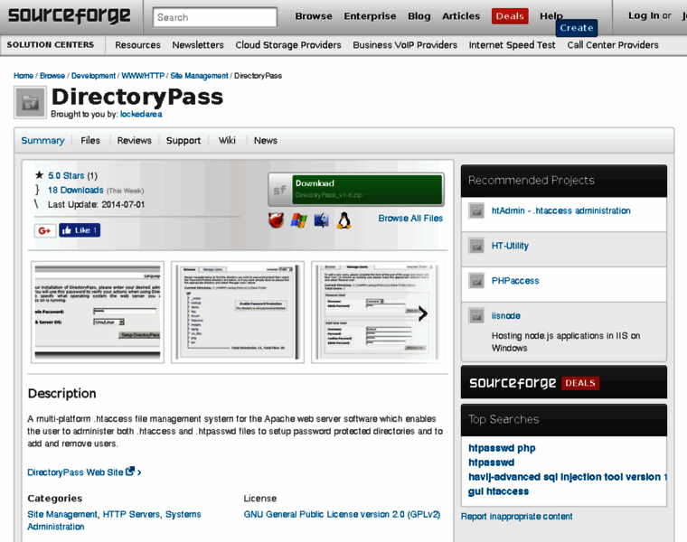 Directorypass.com thumbnail
