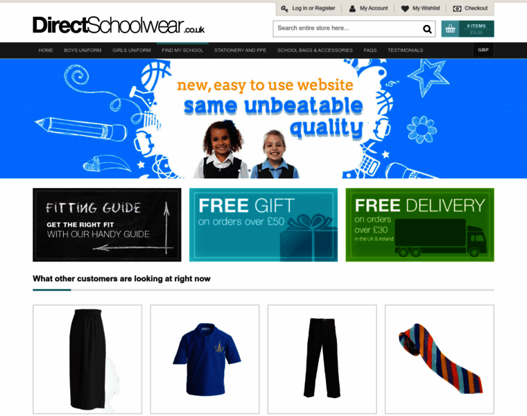 Directschoolwear.co.uk thumbnail