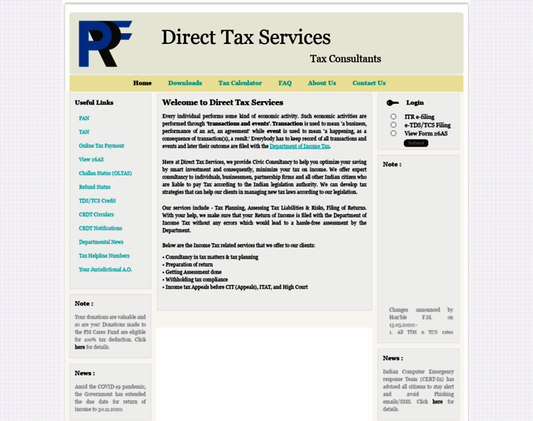 Directtaxservices.in thumbnail