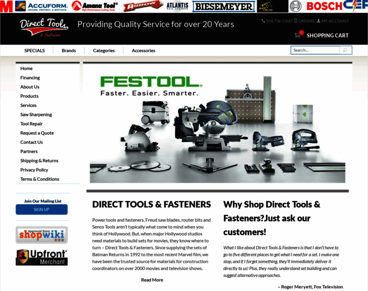 Directtools.com thumbnail
