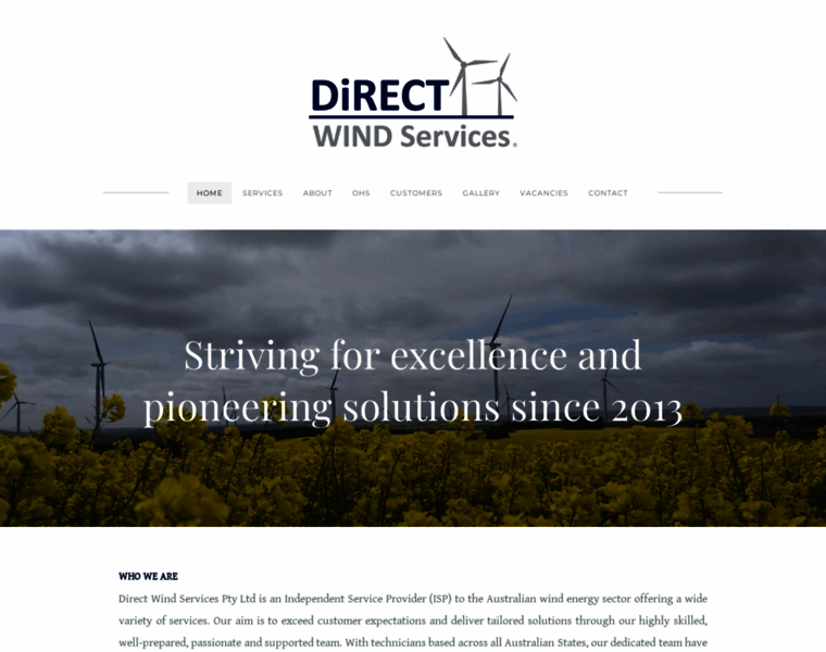 Directwindservices.com thumbnail