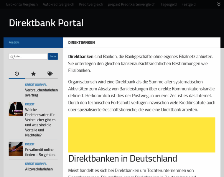 Direktbank-portal.de thumbnail