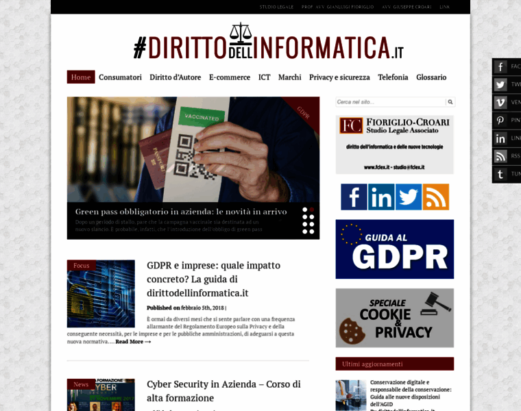 Dirittodellinformatica.it thumbnail