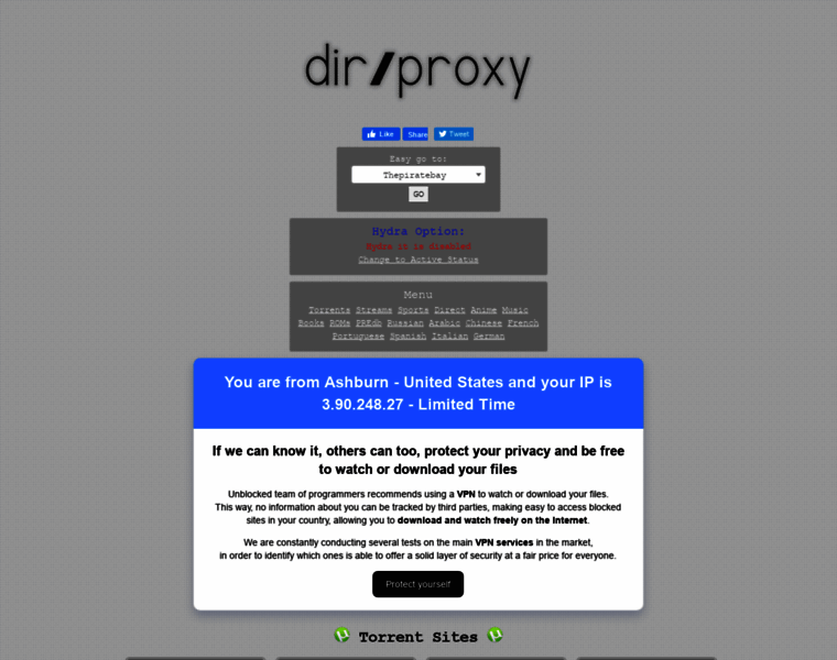 Dirproxy.com thumbnail