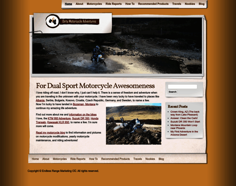 Dirtymotorcycleadventures.com thumbnail