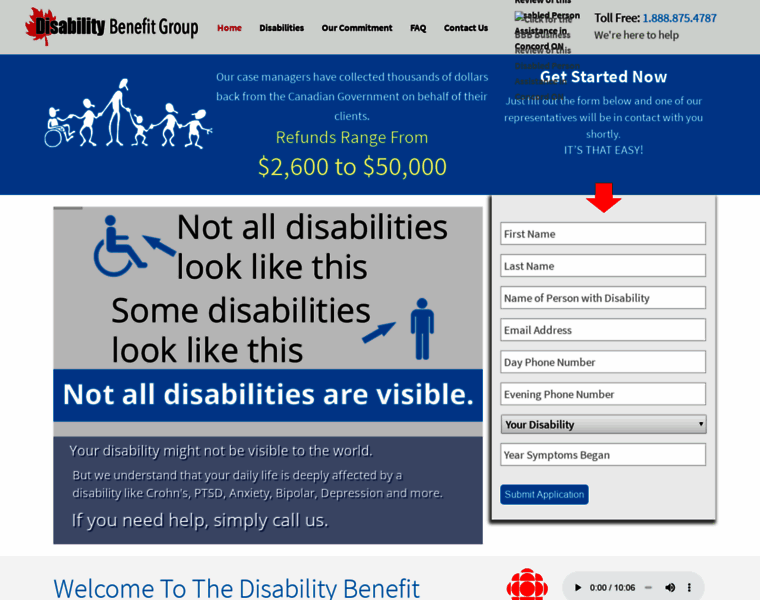 Disabilitygroupcanada.com thumbnail
