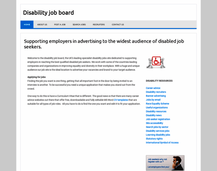 Disabilityjobboard.com thumbnail