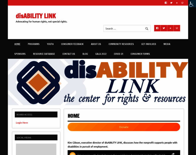 Disabilitylink.org thumbnail