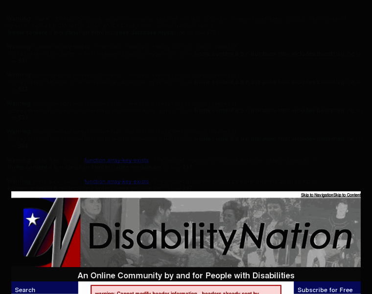 Disabilitynation.net thumbnail