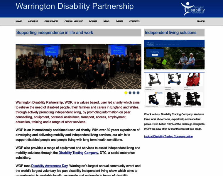 Disabilitypartnership.org.uk thumbnail
