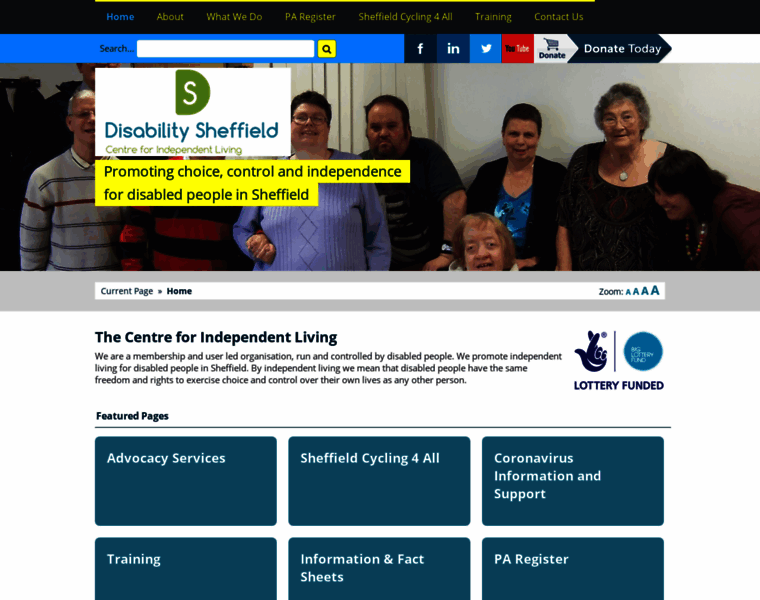 Disabilitysheffield.org.uk thumbnail