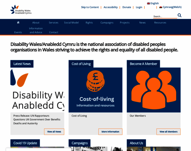 Disabilitywales.org thumbnail