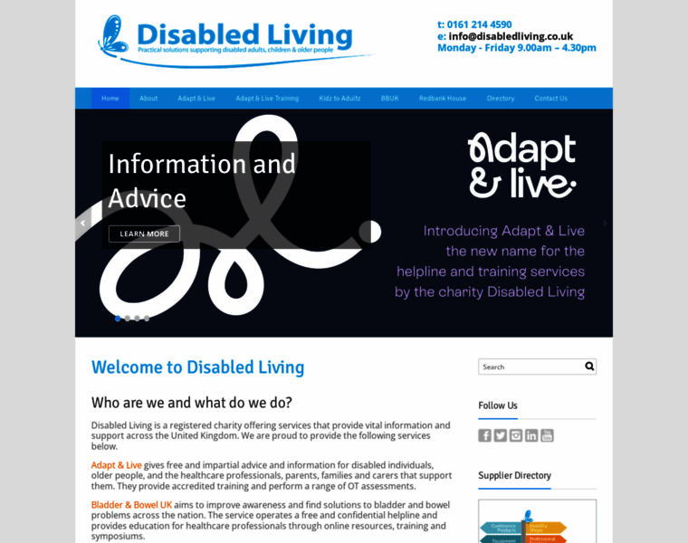 Disabledliving.co.uk thumbnail