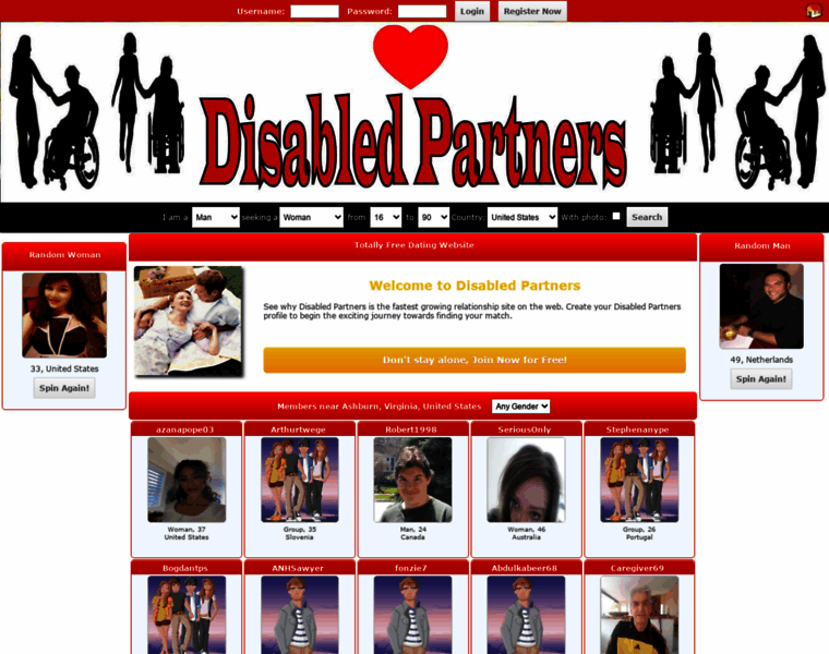 Disabledpartners.com thumbnail