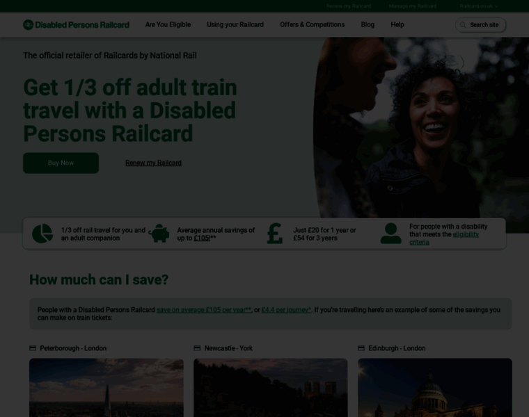 Disabledpersons-railcard.co.uk thumbnail