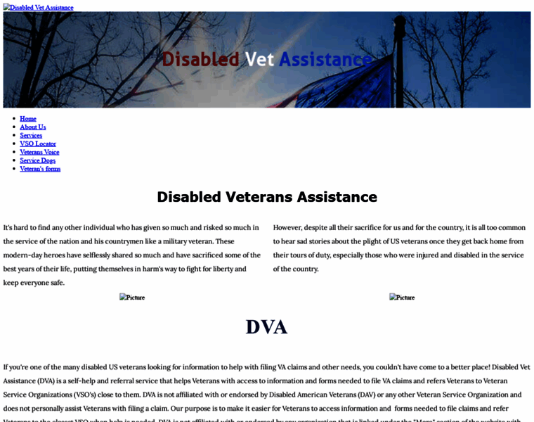 Disabledvetassistance.org thumbnail