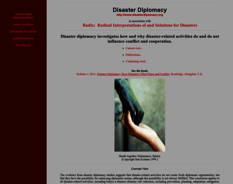 Disasterdiplomacy.org thumbnail