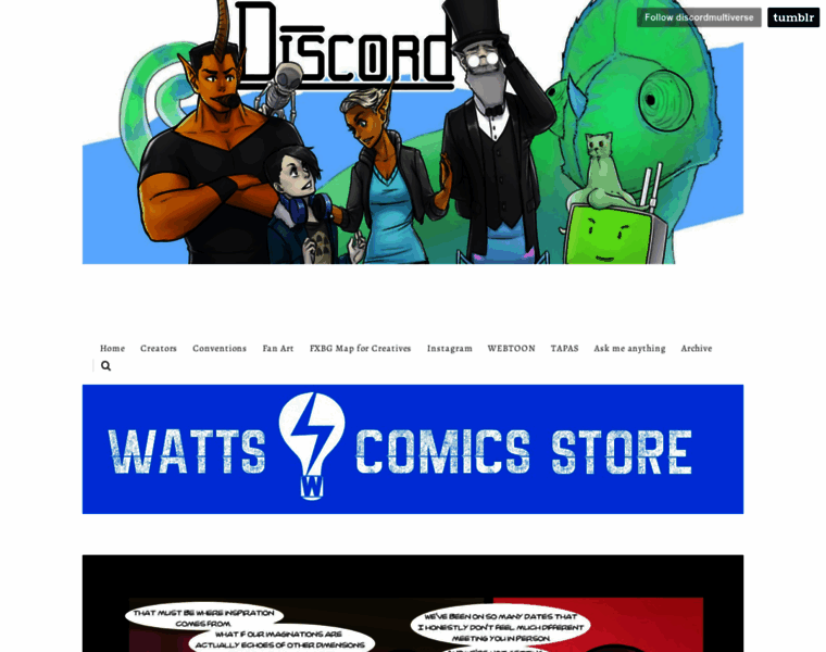 Discordwebcomic.com thumbnail