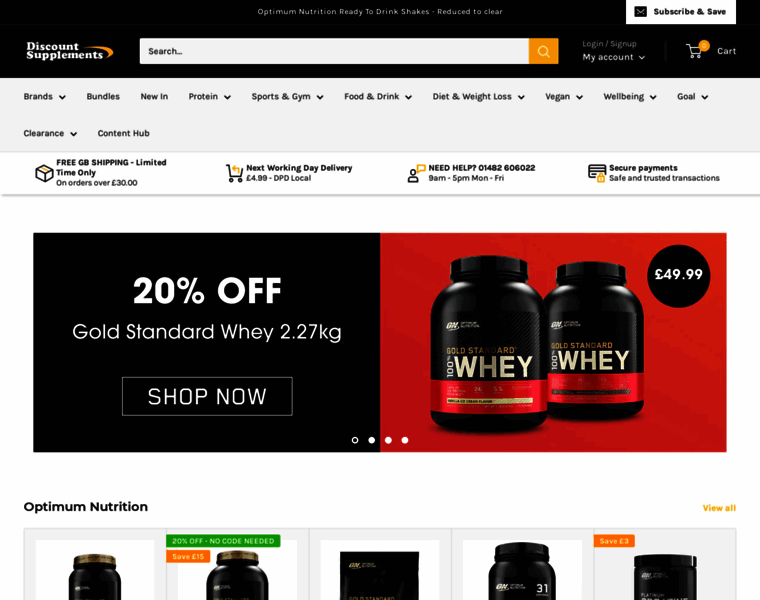 Discount-supplements.co.uk thumbnail