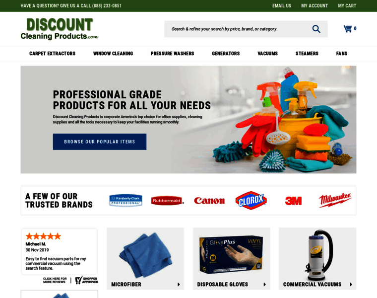 Discountcleaningproducts.com thumbnail