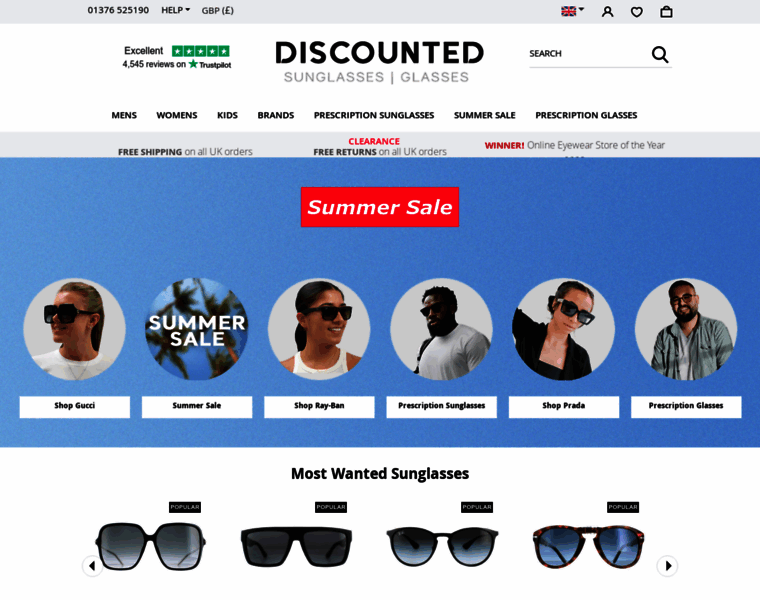 Discountedsunglasses.co.uk thumbnail