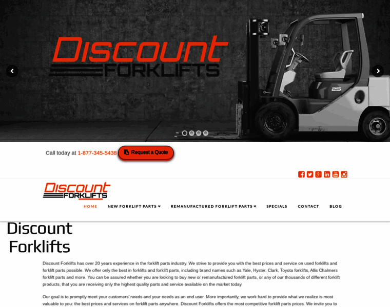Discountforklifts.com thumbnail