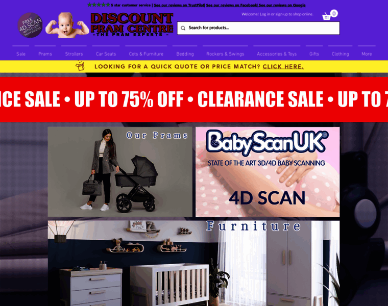 Discountpramcentre.co.uk thumbnail