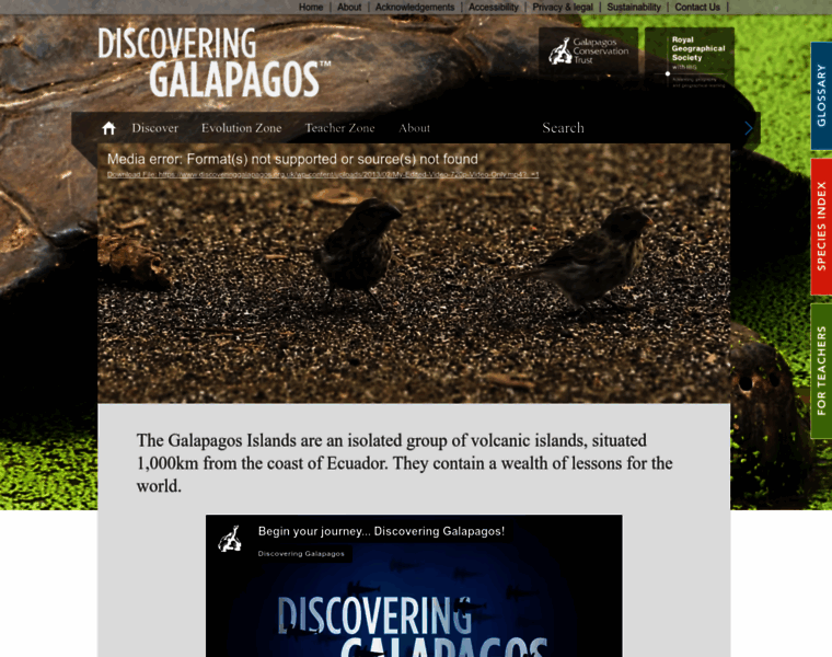 Discoveringgalapagos.org.uk thumbnail