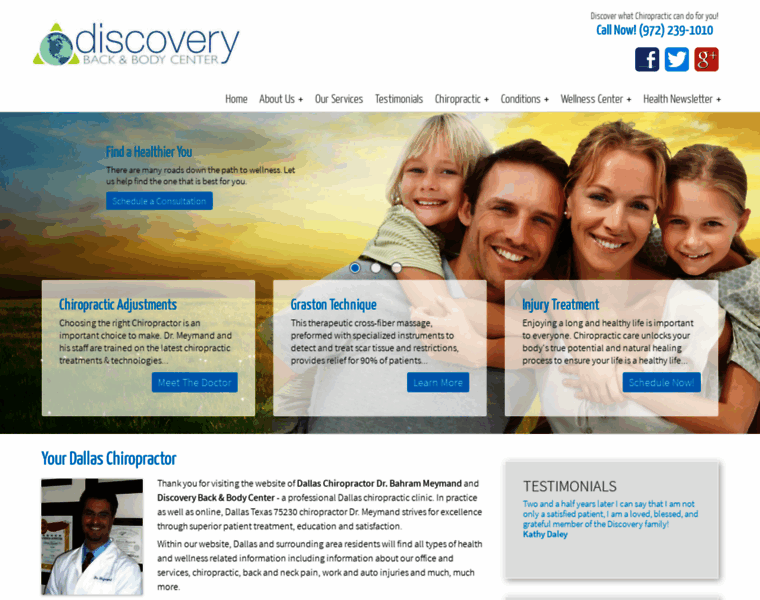 Discoverychiro.com thumbnail