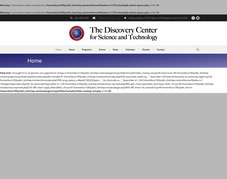 Discoverycntr.org thumbnail