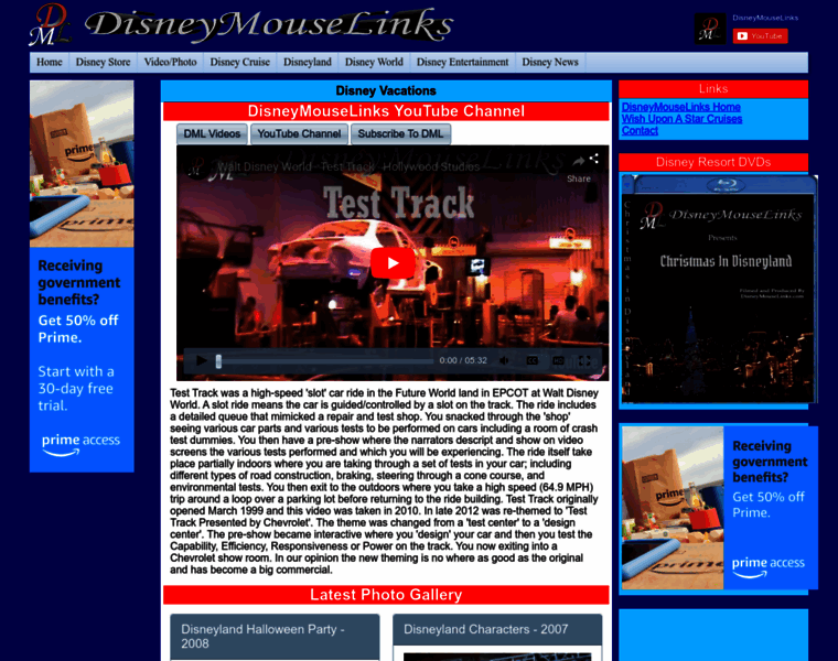 Disneymouselinks.com thumbnail