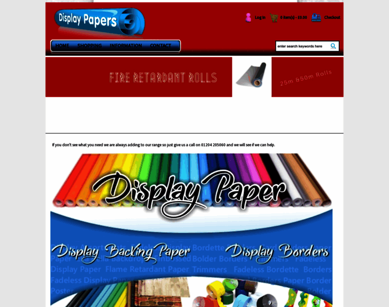 Displaypapers.co.uk thumbnail