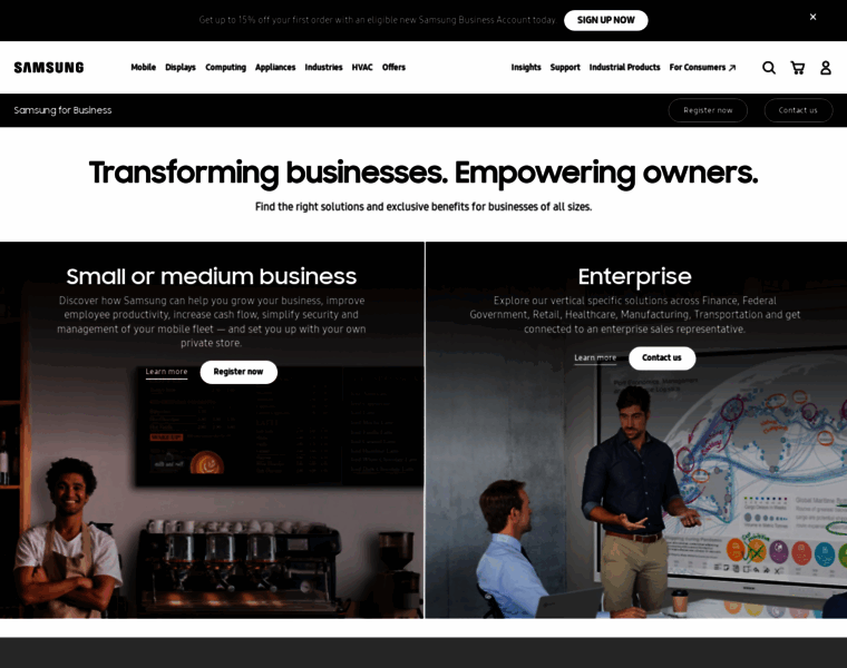 displaysolutions.samsung.com at WI. Samsung Business US | Business ...