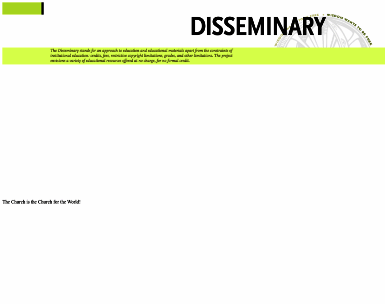 Disseminary.org thumbnail