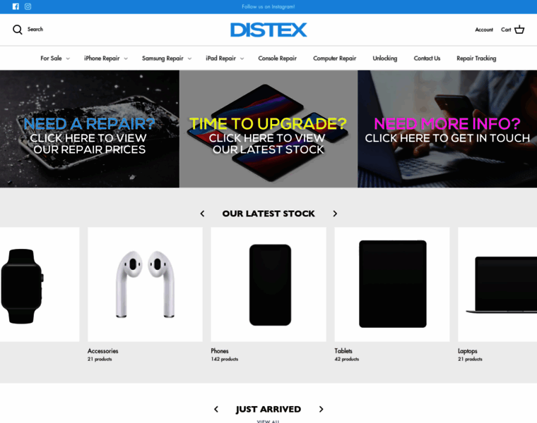 Distex.co.uk thumbnail