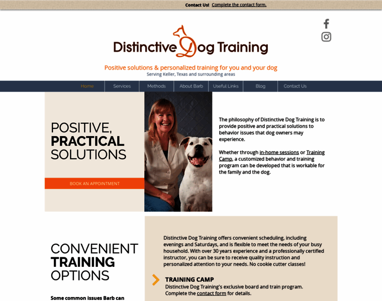 Distinctivedogtraining.com thumbnail