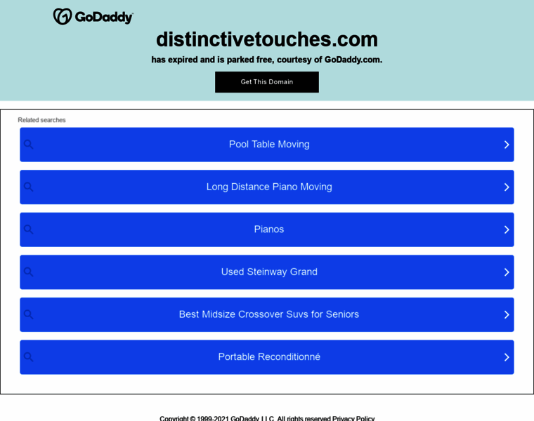 Distinctivetouches.com thumbnail