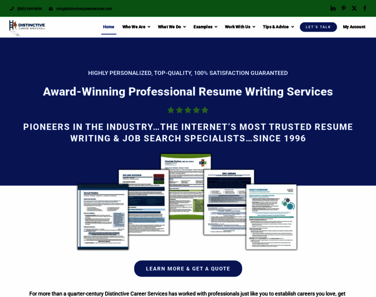 Distinctiveweb.com thumbnail