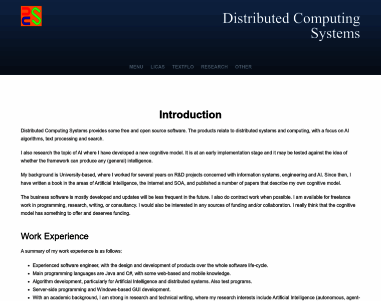 Distributedcomputingsystems.co.uk thumbnail