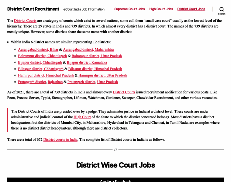 District.courtrecruitment.com thumbnail
