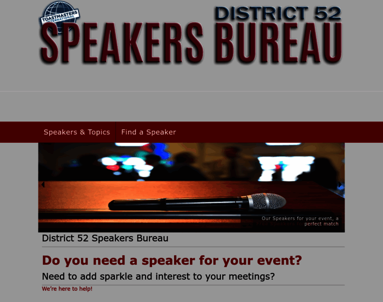 District52speakersbureau.com thumbnail
