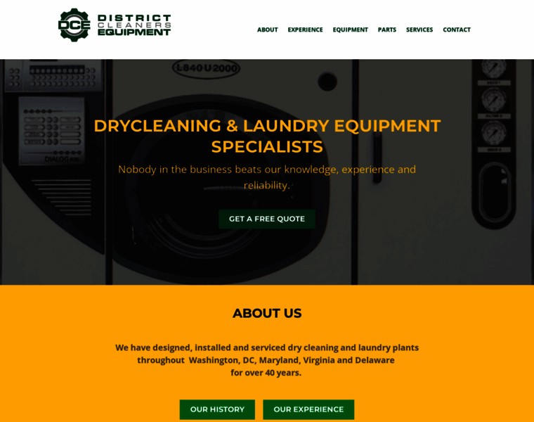 Districtcleanersequipment.com thumbnail